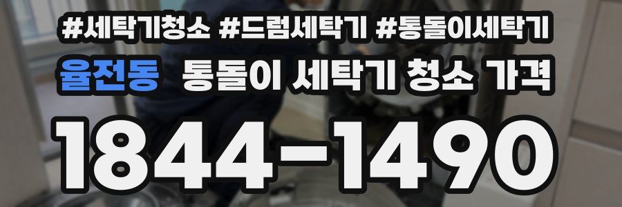 율전동 통돌이 세탁기 청소 가격