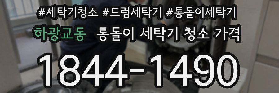 하광교동 통돌이 세탁기 청소 가격