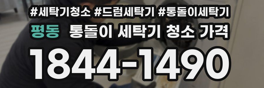 평동 통돌이 세탁기 청소 가격