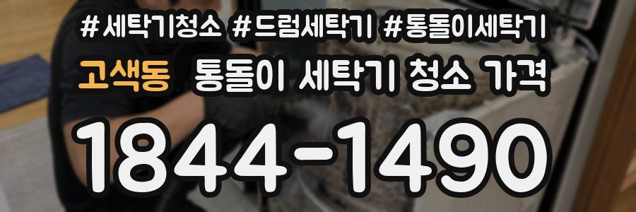 고색동 통돌이 세탁기 청소 가격