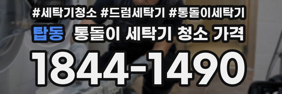 탑동 통돌이 세탁기 청소 가격