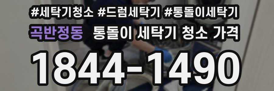 곡반정동 통돌이 세탁기 청소 가격