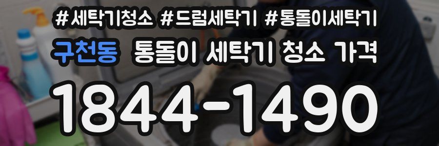 구천동 통돌이 세탁기 청소 가격
