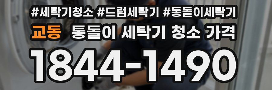 교동 통돌이 세탁기 청소 가격