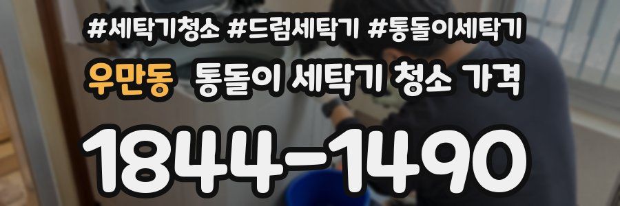 우만동 통돌이 세탁기 청소 가격