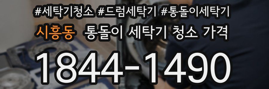 시흥동 통돌이 세탁기 청소 가격