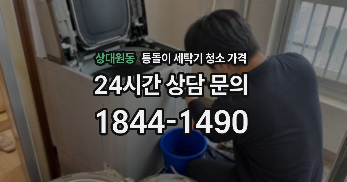 상대원동 통돌이 세탁기 청소 가격