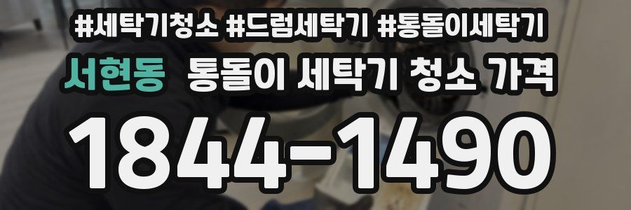 서현동 통돌이 세탁기 청소 가격
