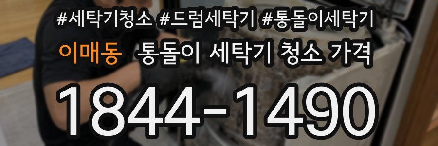 이매동 통돌이 세탁기 청소 가격