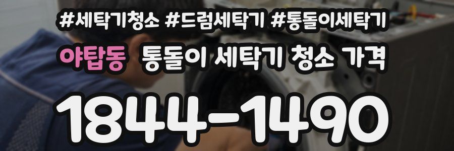 야탑동 통돌이 세탁기 청소 가격