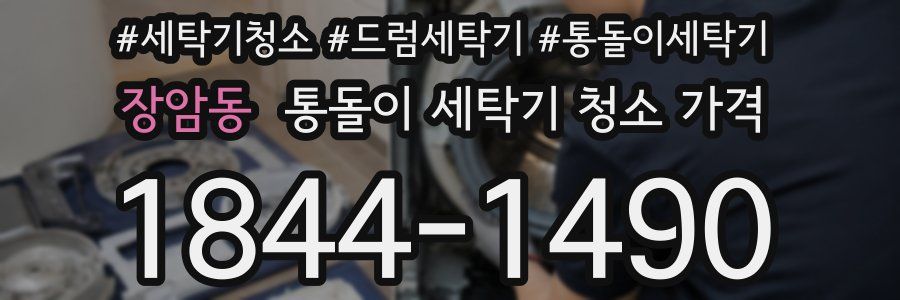 장암동 통돌이 세탁기 청소 가격