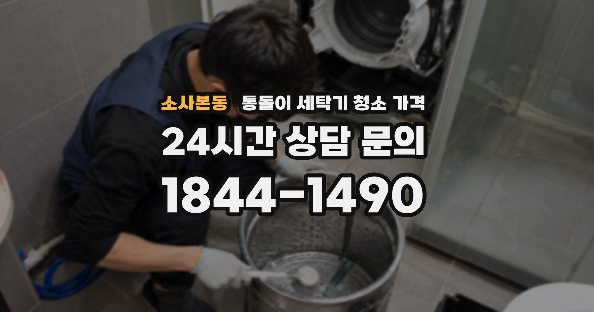 소사본동 통돌이 세탁기 청소 가격
