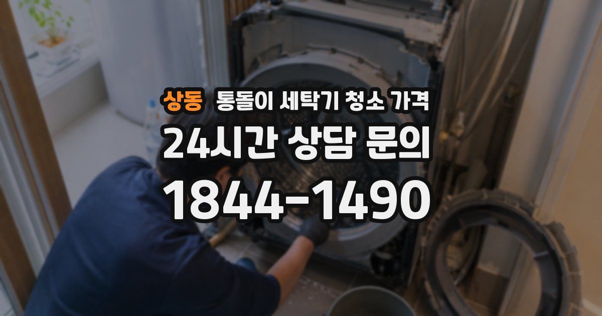 상동 통돌이 세탁기 청소 가격