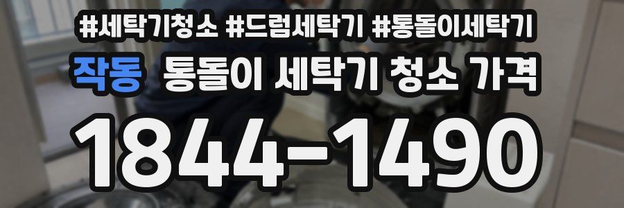 작동 통돌이 세탁기 청소 가격
