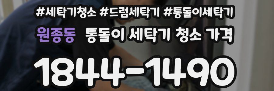 원종동 통돌이 세탁기 청소 가격