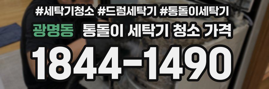 광명동 통돌이 세탁기 청소 가격