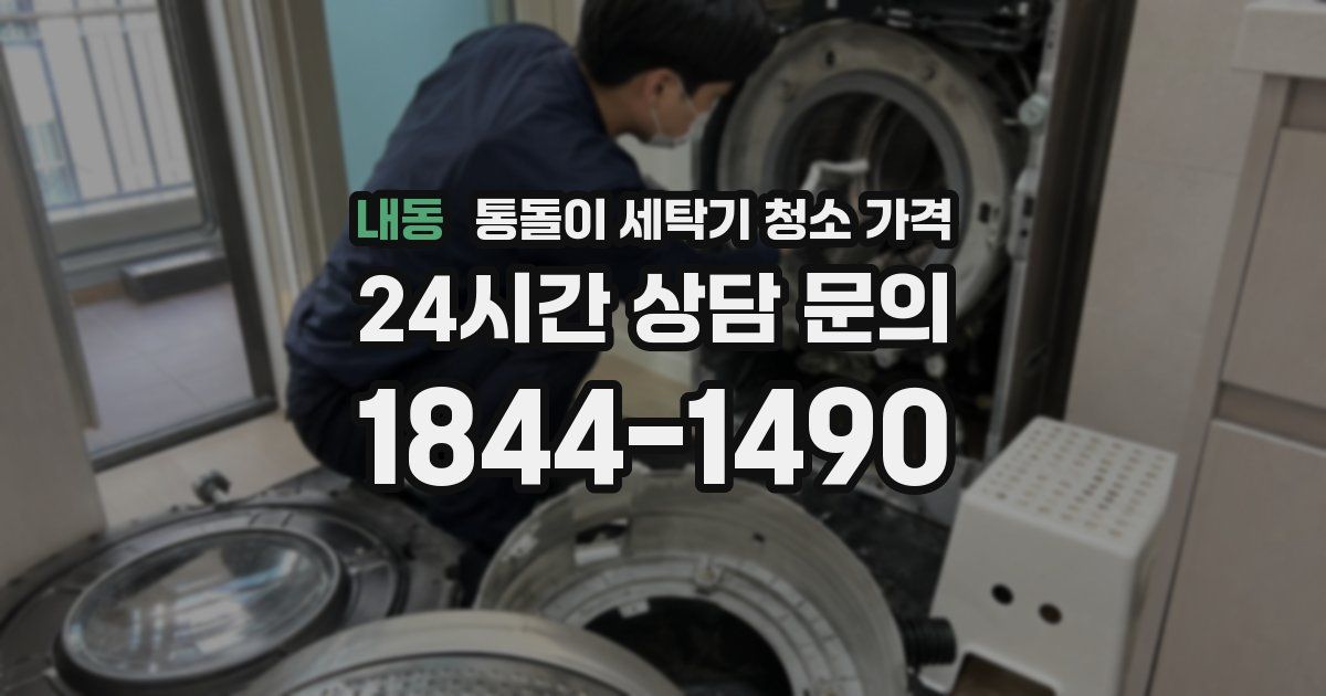 내동 통돌이 세탁기 청소 가격