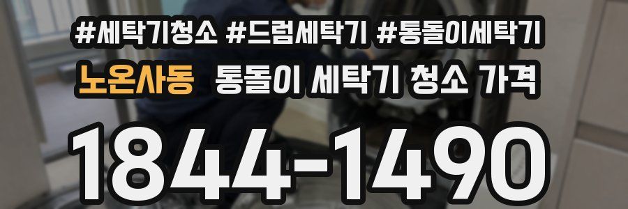 노온사동 통돌이 세탁기 청소 가격