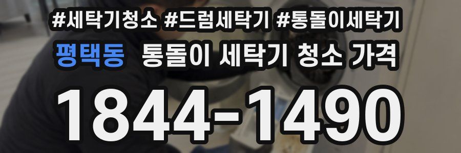 평택동 통돌이 세탁기 청소 가격