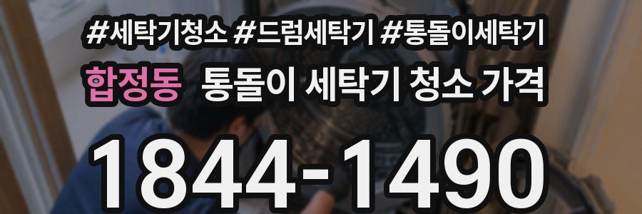합정동 통돌이 세탁기 청소 가격