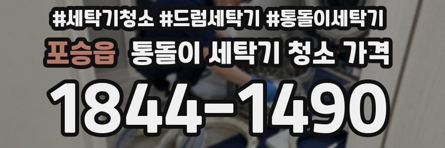 포승읍 통돌이 세탁기 청소 가격