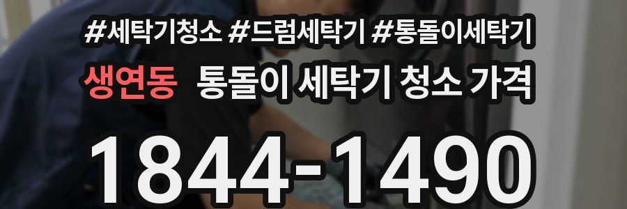 생연동 통돌이 세탁기 청소 가격