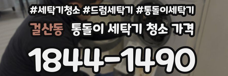 걸산동 통돌이 세탁기 청소 가격