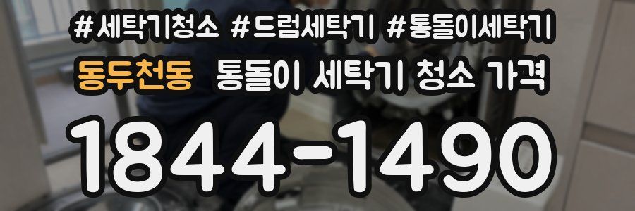 동두천동 통돌이 세탁기 청소 가격