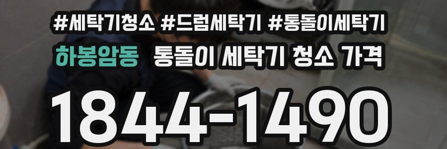 하봉암동 통돌이 세탁기 청소 가격