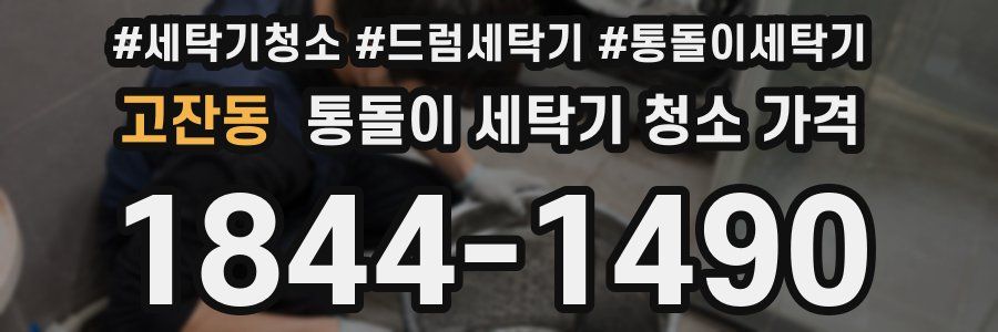 고잔동 통돌이 세탁기 청소 가격