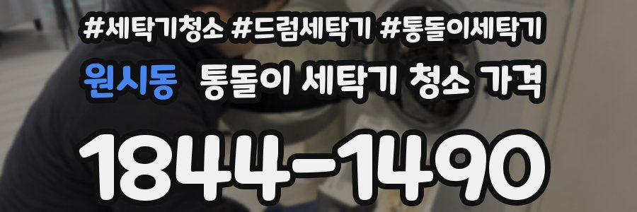 원시동 통돌이 세탁기 청소 가격