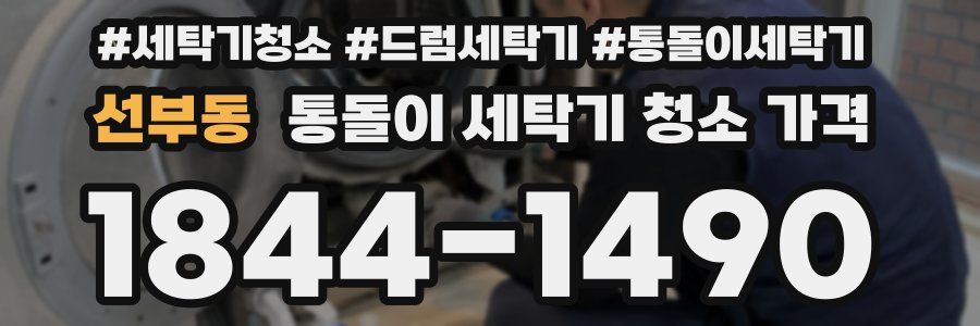 선부동 통돌이 세탁기 청소 가격