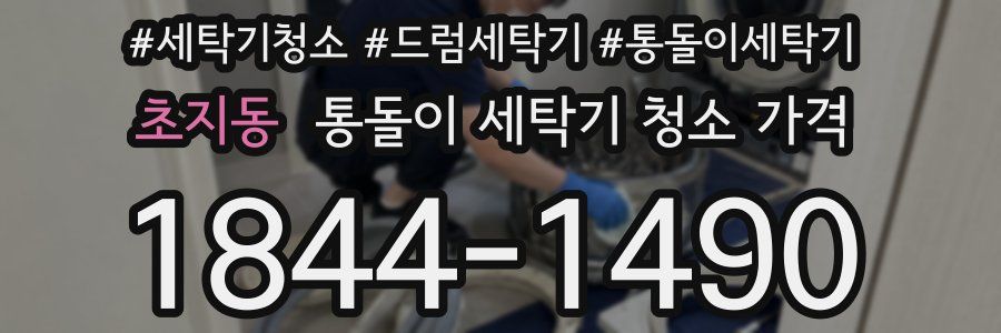 초지동 통돌이 세탁기 청소 가격