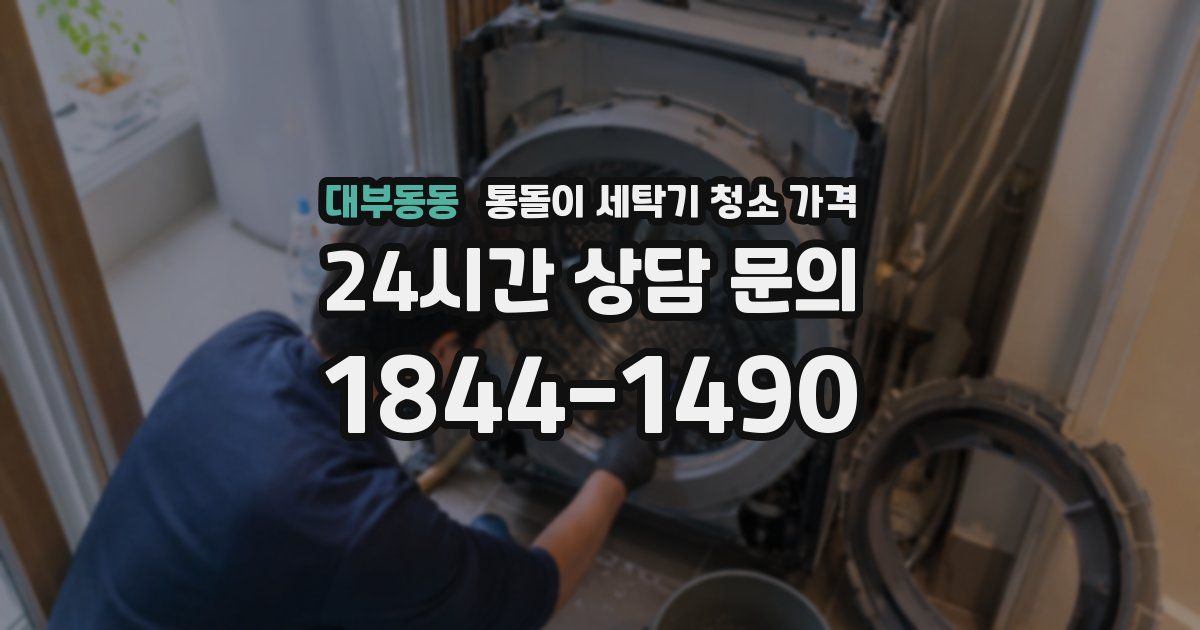 대부동동 통돌이 세탁기 청소 가격