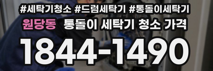 원당동 통돌이 세탁기 청소 가격