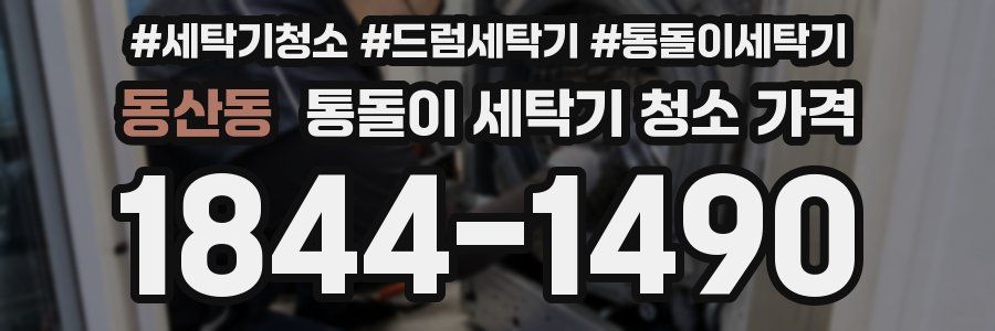 동산동 통돌이 세탁기 청소 가격