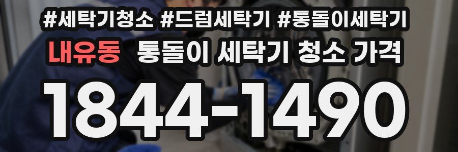 내유동 통돌이 세탁기 청소 가격