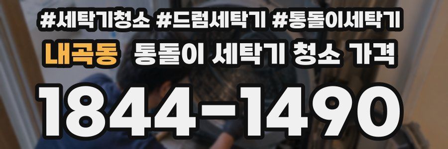 내곡동 통돌이 세탁기 청소 가격