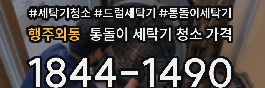 행주외동 통돌이 세탁기 청소 가격