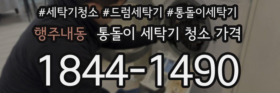 행주내동 통돌이 세탁기 청소 가격