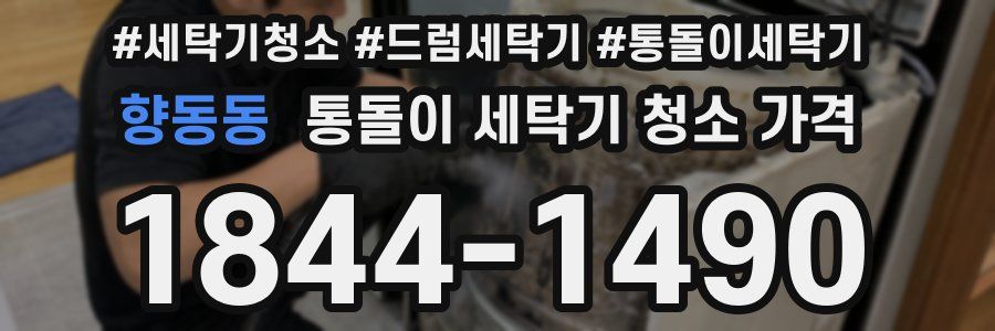 향동동 통돌이 세탁기 청소 가격