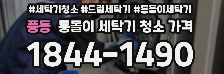 풍동 통돌이 세탁기 청소 가격