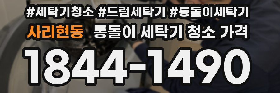 사리현동 통돌이 세탁기 청소 가격
