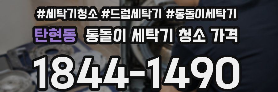 탄현동 통돌이 세탁기 청소 가격