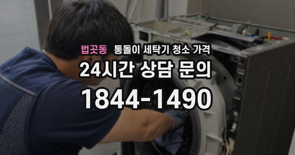 법곳동 통돌이 세탁기 청소 가격