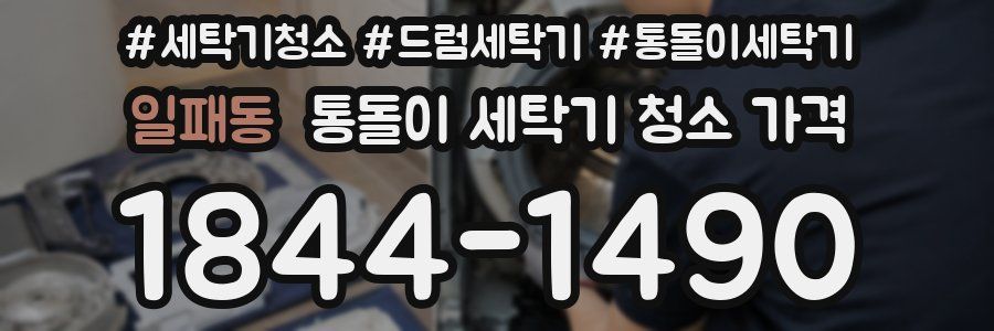 일패동 통돌이 세탁기 청소 가격