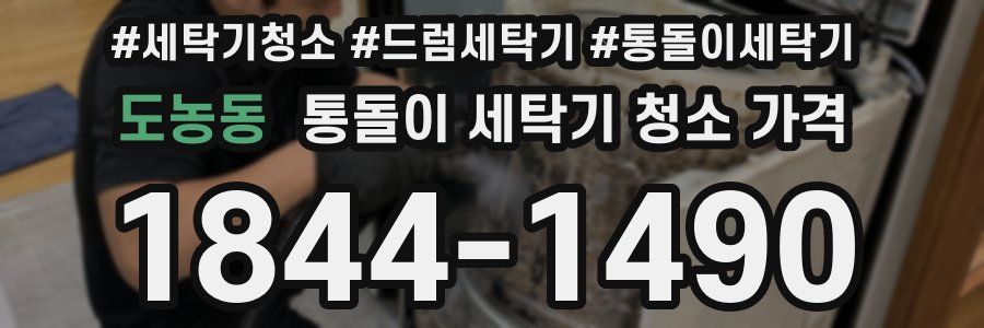 도농동 통돌이 세탁기 청소 가격