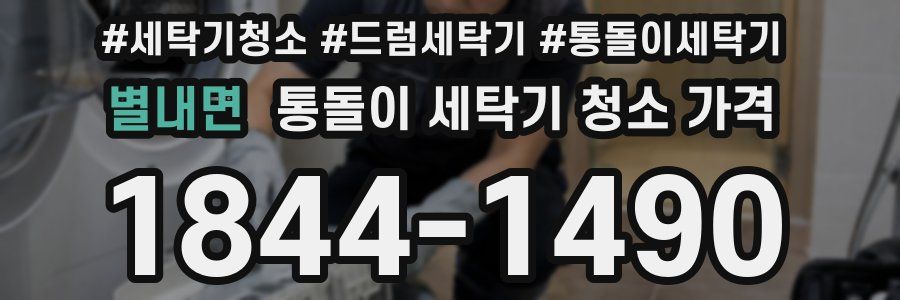 별내면 통돌이 세탁기 청소 가격