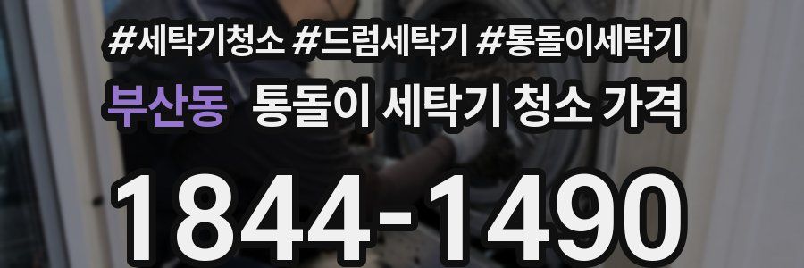 부산동 통돌이 세탁기 청소 가격