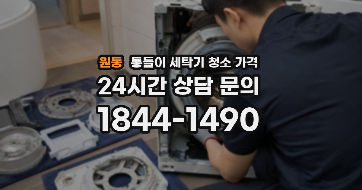 원동 통돌이 세탁기 청소 가격